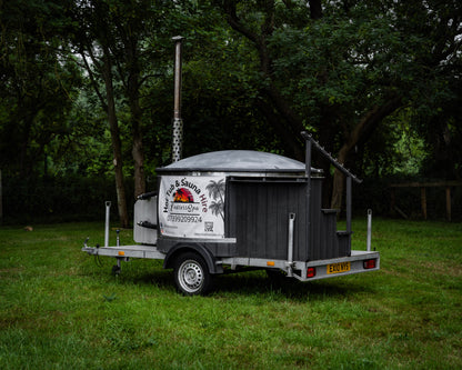 Hot tub hired for an event in Brandon