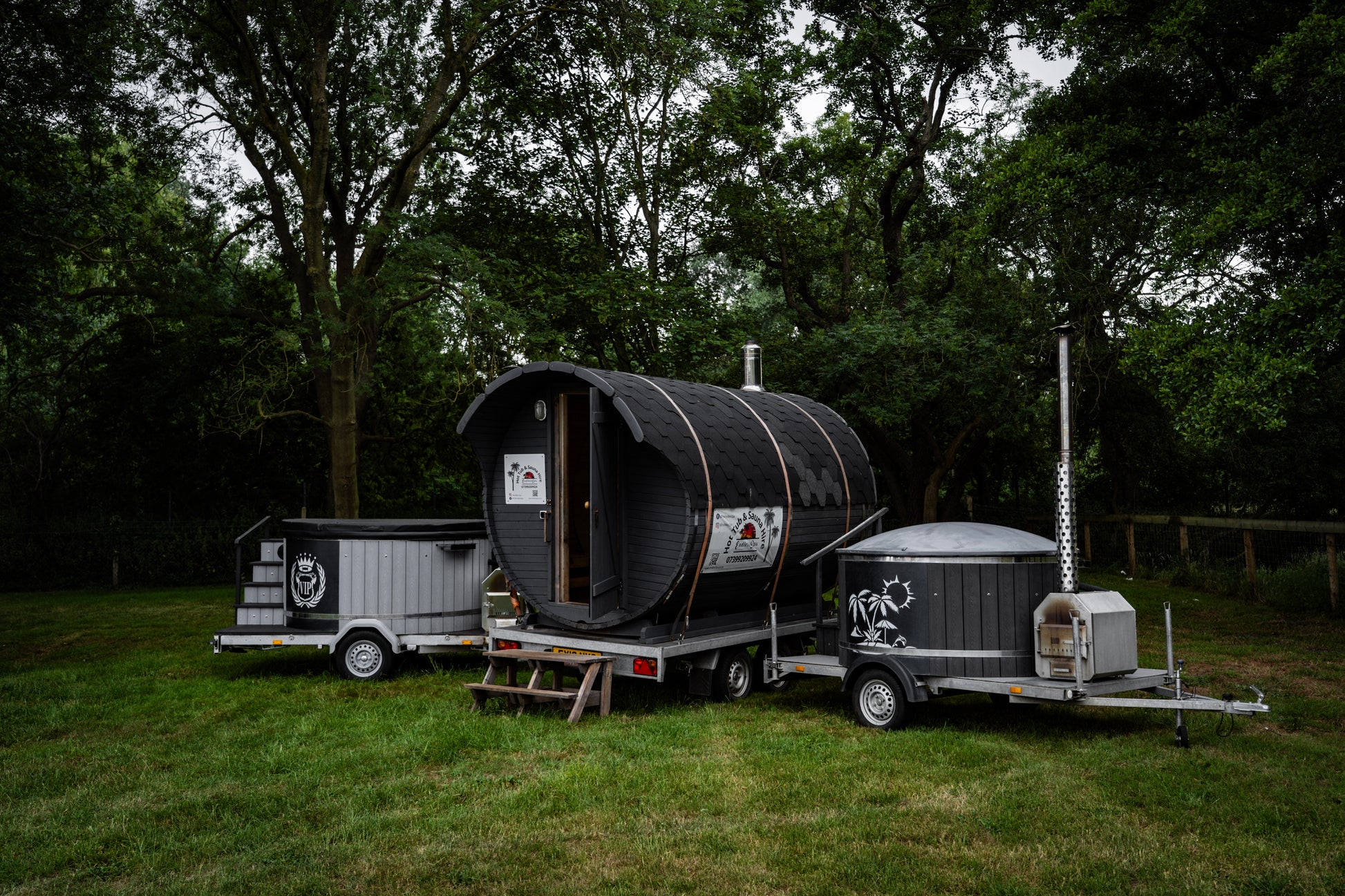 Airbnb customers hired a sauna and hot tubs for an ultimate weekend